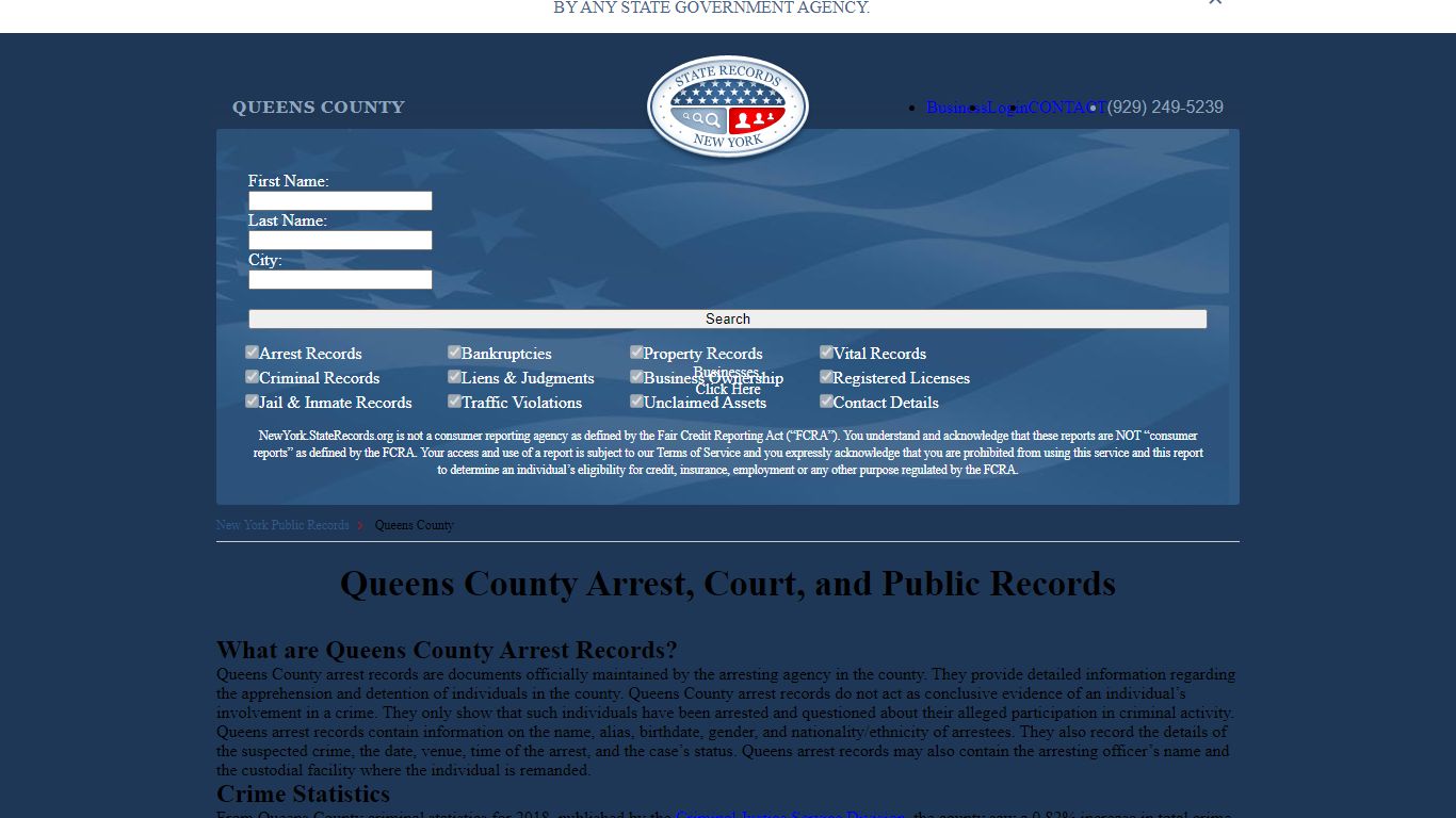 Queens County Arrest, Court, and Public Records