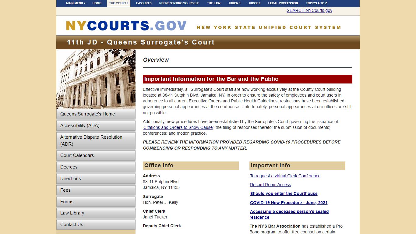 11th JD Queens Surrogate's Court | NYCOURTS.GOV - Judiciary of New York